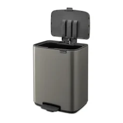 Brabantia Bo pedaalemmer 12 L, Platinum< Pedaalemmers