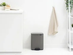 Brabantia Bo pedaalemmer 12 L, Platinum< Pedaalemmers