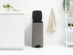 Brabantia Bo pedaalemmer 30 L, Platinum< Pedaalemmers