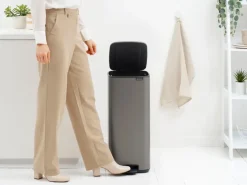 Brabantia Bo pedaalemmer 30 L, Platinum< Pedaalemmers