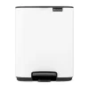 Brabantia Bo pedaalemmer 7 L, White< Pedaalemmers