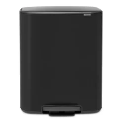 Brabantia Bo pedaalemmer 60 L, Zwart< Pedaalemmers