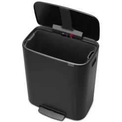 Brabantia Bo pedaalemmer 60 L, Zwart< Pedaalemmers