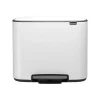 Brabantia Bo pedaalemmer 3 x 11 l., wit< Pedaalemmers