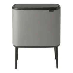 Brabantia Bo touch bin 11 + 23 liter, Mineral concrete grey< Pedaalemmers
