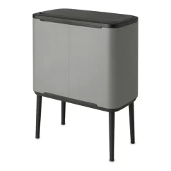 Brabantia Bo touch bin 11 + 23 liter, Mineral concrete grey< Pedaalemmers