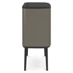 Brabantia Bo touch bin 11 + 23 liter, platinum (platina)< Pedaalemmers