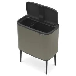 Brabantia Bo touch bin 11 + 23 liter, platinum (platina)< Pedaalemmers