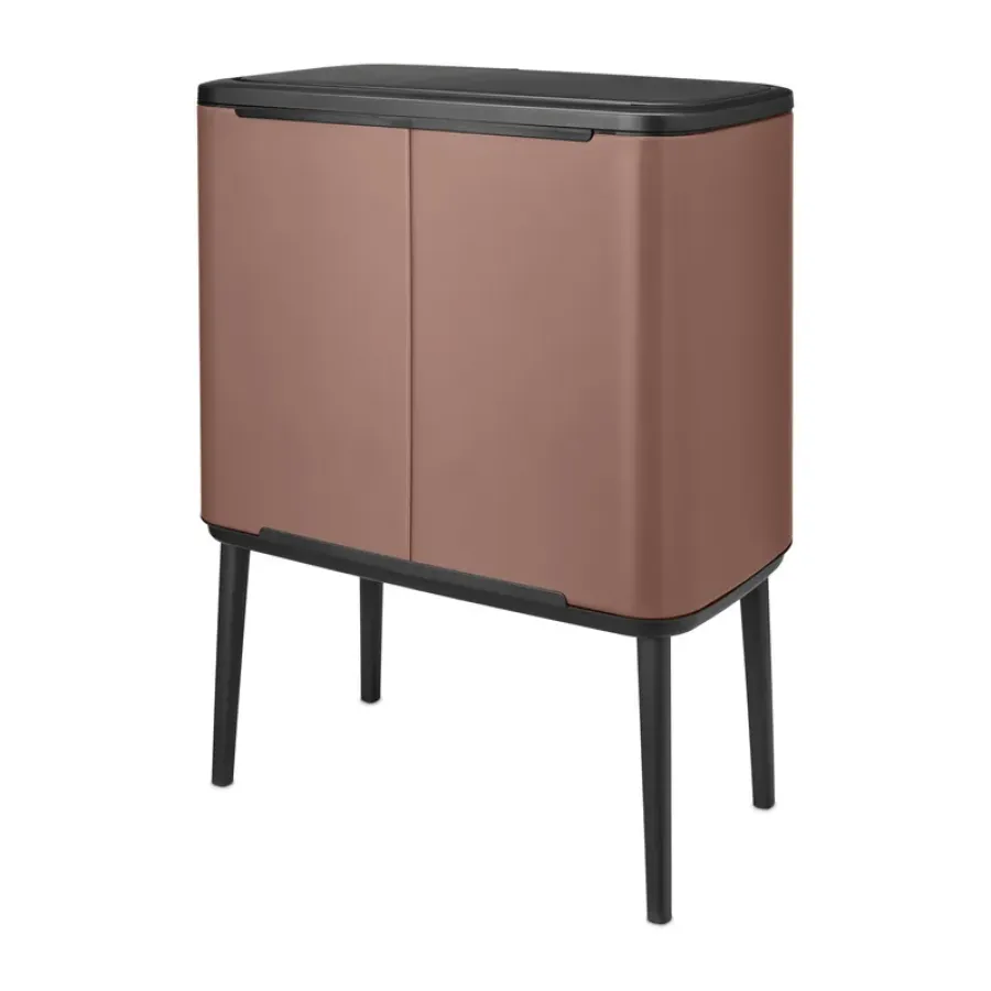 Brabantia Bo touch bin 11 + 23 liter, Satin Taupe< Pedaalemmers