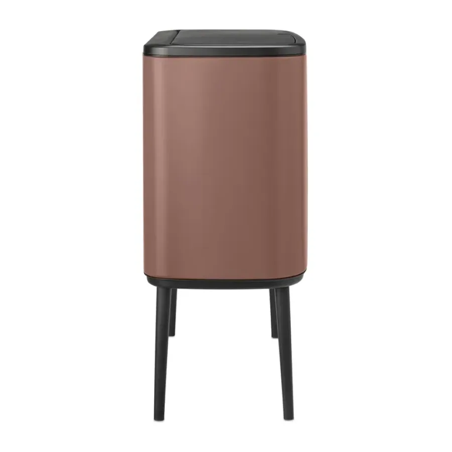 Brabantia Bo touch bin 11 + 23 liter, Satin Taupe< Pedaalemmers