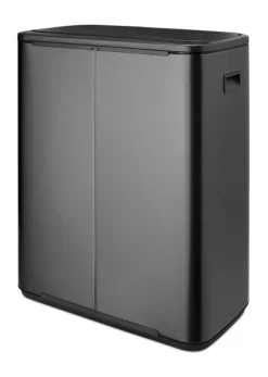 Brabantia Bo touch bin 60 L, Confident Grey< Prullenbakken