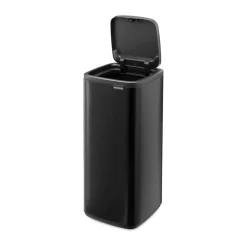 Brabantia Bo Touch Bin 30 L, Matt Black< Pedaalemmers