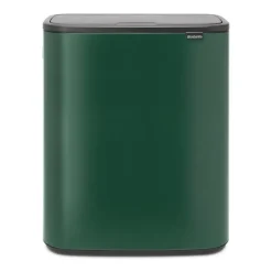 Brabantia Bo touch bin 60 L, Pine green< Prullenbakken
