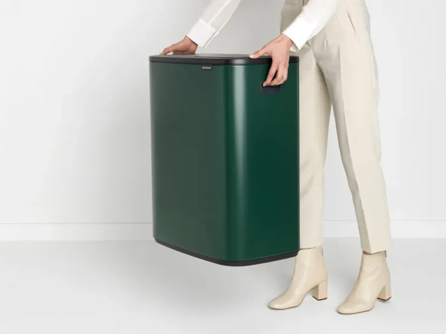 Brabantia Bo touch bin 60 L, Pine green< Prullenbakken