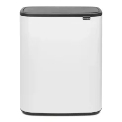 Brabantia Bo touch bin 60 L, Wit< Prullenbakken