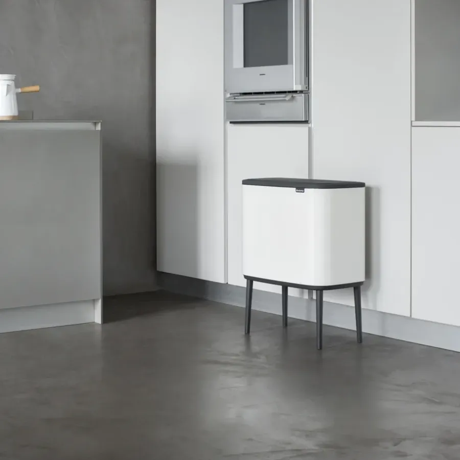 Brabantia Bo touch bin 36 liter, white (wit)< Pedaalemmers