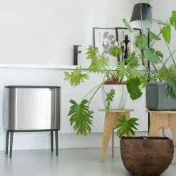 Brabantia Bo touch bin 3 x 11 liter, matte stainless steel (mat roestvrij staal)< Pedaalemmers