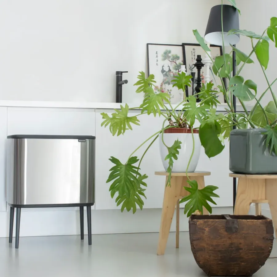 Brabantia Bo touch bin 3 x 11 liter, matte stainless steel (mat roestvrij staal)< Pedaalemmers