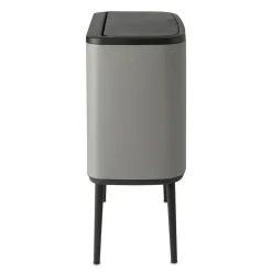 Brabantia Bo touch bin 3 x 11 liter, Mineral concrete grey< Pedaalemmers