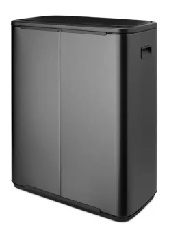 Brabantia Bo touch bin 2x30 L, Confident Grey< Prullenbakken
