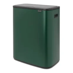 Brabantia Bo touch bin 2x30 L, Pine green< Prullenbakken