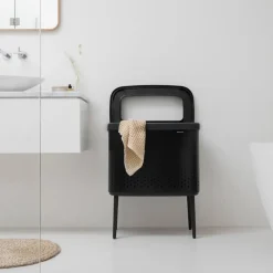 Brabantia Bo wasmand 60 L, Matzwart< Wasmanden