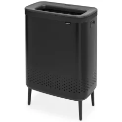 Brabantia Bo wasmand high 2x45 L, Matzwart< Wasmanden