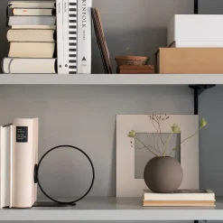 Cooee Design Book Ring boekensteun 15 cm, Zwart< Decoratieve Accessoires