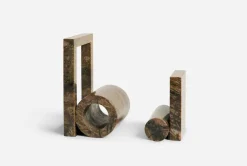 Woud Booknd boekensteun marmer, Bruin< Decoratieve Accessoires