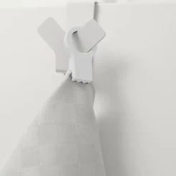 Bosign Loop clips voor theedoek 2-pack, Wit< Haken & Hangers
