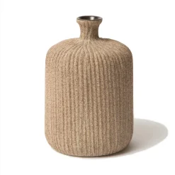 Lindform Bottle vaas, Sand medium stripe, medium< Vazen