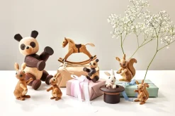 Spring Copenhagen Bounce konijn decoratie 9,5 cm, Eik< Kinderkamer Interieuraccessoires|Kinderkamer Interieuraccessoires