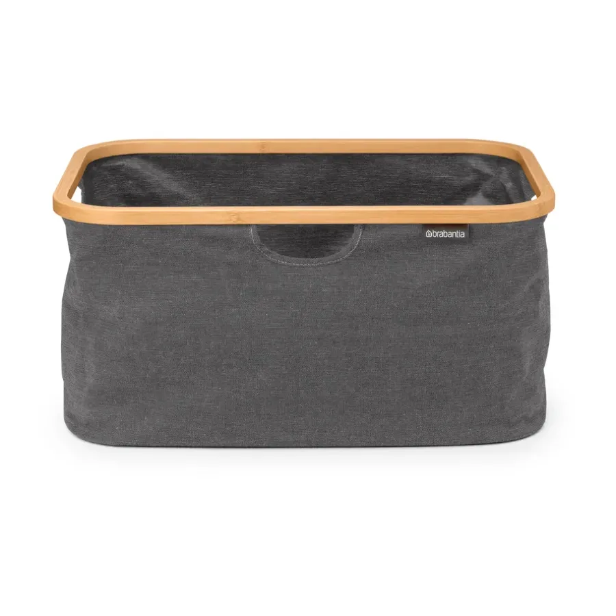 Brabantia opvouwbare wasmand 40 L, Pepper Black< Wasmanden