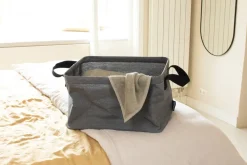Brabantia opvouwbare wasmand 35 L, Pepper Black< Wasmanden