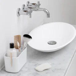 Brabantia ReNew badkamer caddy, Wit< Tandenborstelhouders