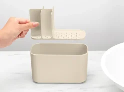 Brabantia ReNew badkamer caddy, Soft Beige< Tandenborstelhouders