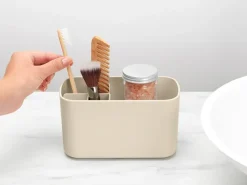 Brabantia ReNew badkamer caddy, Soft Beige< Tandenborstelhouders