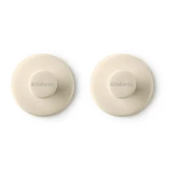Brabantia ReNew handdoekenhanger 2 st., Soft Beige< Handdoekenrekken & -Ringen