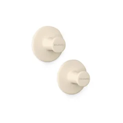 Brabantia ReNew handdoekenhanger 2 st., Soft Beige< Handdoekenrekken & -Ringen