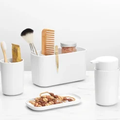 Brabantia ReNew tandenborstelhouder, Wit< Tandenborstelhouders