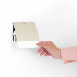 Brabantia ReNew wc-papierhouder, Soft Beige< Toiletpapierhouders