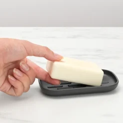 Brabantia ReNew zeepbakje, Donkergrijs< Zeepdispensers & Zeepschaaltjes