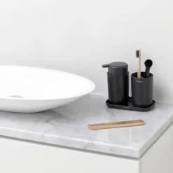 Brabantia ReNew zeeppomp 14 cm, Donkergrijs< Zeepdispensers & Zeepschaaltjes