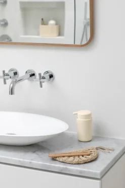 Brabantia ReNew zeeppomp 14 cm, Soft Beige< Zeepdispensers & Zeepschaaltjes