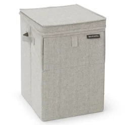 Brabantia stapelbare wasmand 35 l., Lichtgrijs< Wasmanden