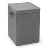 Brabantia stapelbare wasmand 35 l., Donkergrijs< Wasmanden