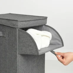 Brabantia stapelbare wasmand 35 l., Donkergrijs< Wasmanden