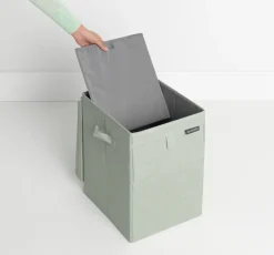 Brabantia stapelbare wasmand 35 l., Groen< Wasmanden