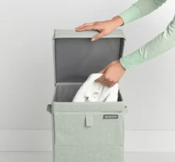 Brabantia stapelbare wasmand 35 l., Groen< Wasmanden