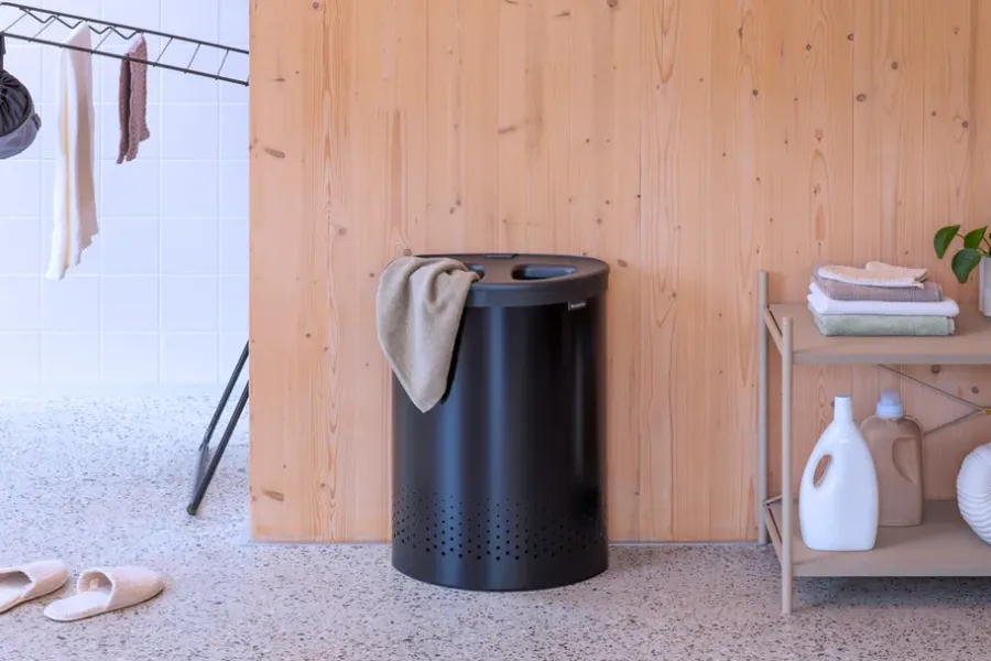 Brabantia wasbox selector 55 L, Matzwart< Wasmanden